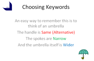 keyword umbrella